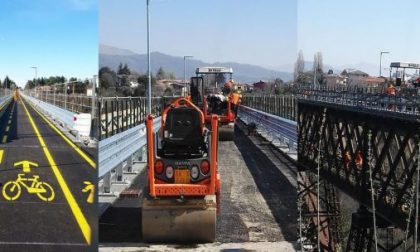 Venerdì il ponte di Paderno riapre a pedoni e bici (ma niente navette)