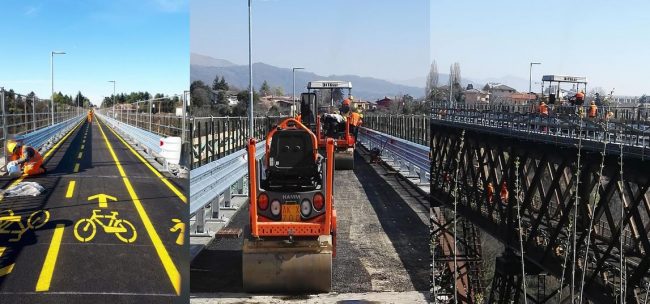 Venerdì il ponte di Paderno riapre a pedoni e bici (ma niente navette)