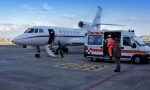 Dalla Puglia a Bergamo, Falcon 900 dell’Aeronautica per salvare 40enne