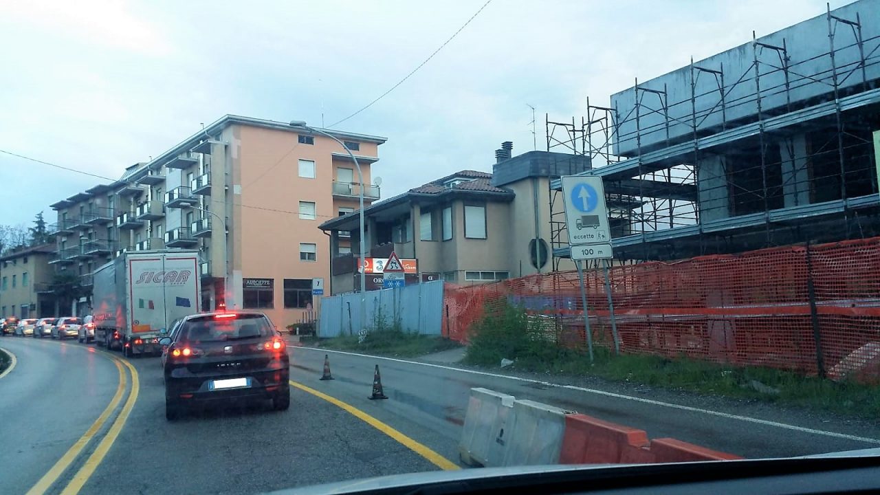 Lavori sulla Briantea, almeno 4 mesi di gran traffico tra Ponte e Mozzo