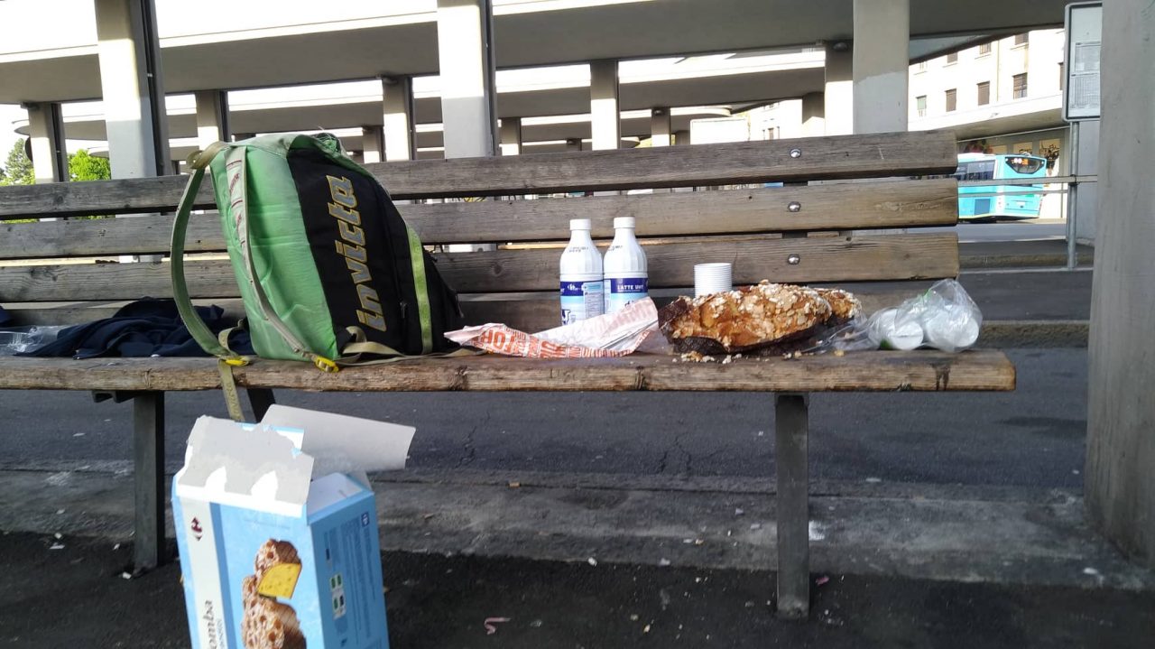 Stefano ha addolcito la Pasqua dei tanti senzatetto alla stazione