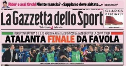 Le prime pagine dei giornali venerdì 26 aprile 2019