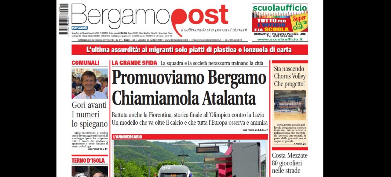 Cosa c’è nel nuovo BergamoPost che dal 26 aprile è in edicola