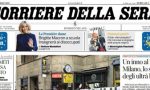 Le prime pagine dei giornali giovedì 25 aprile 2019