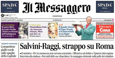 Le prime pagine dei giornali