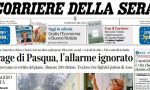 Le prime pagine dei giornali martedì 23 aprile 2019