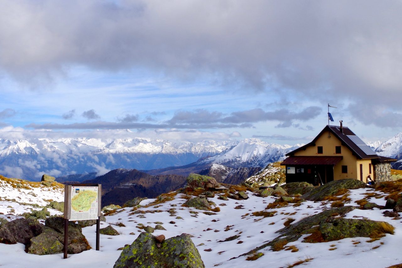 Rifugio Benigni, terrazza con vista