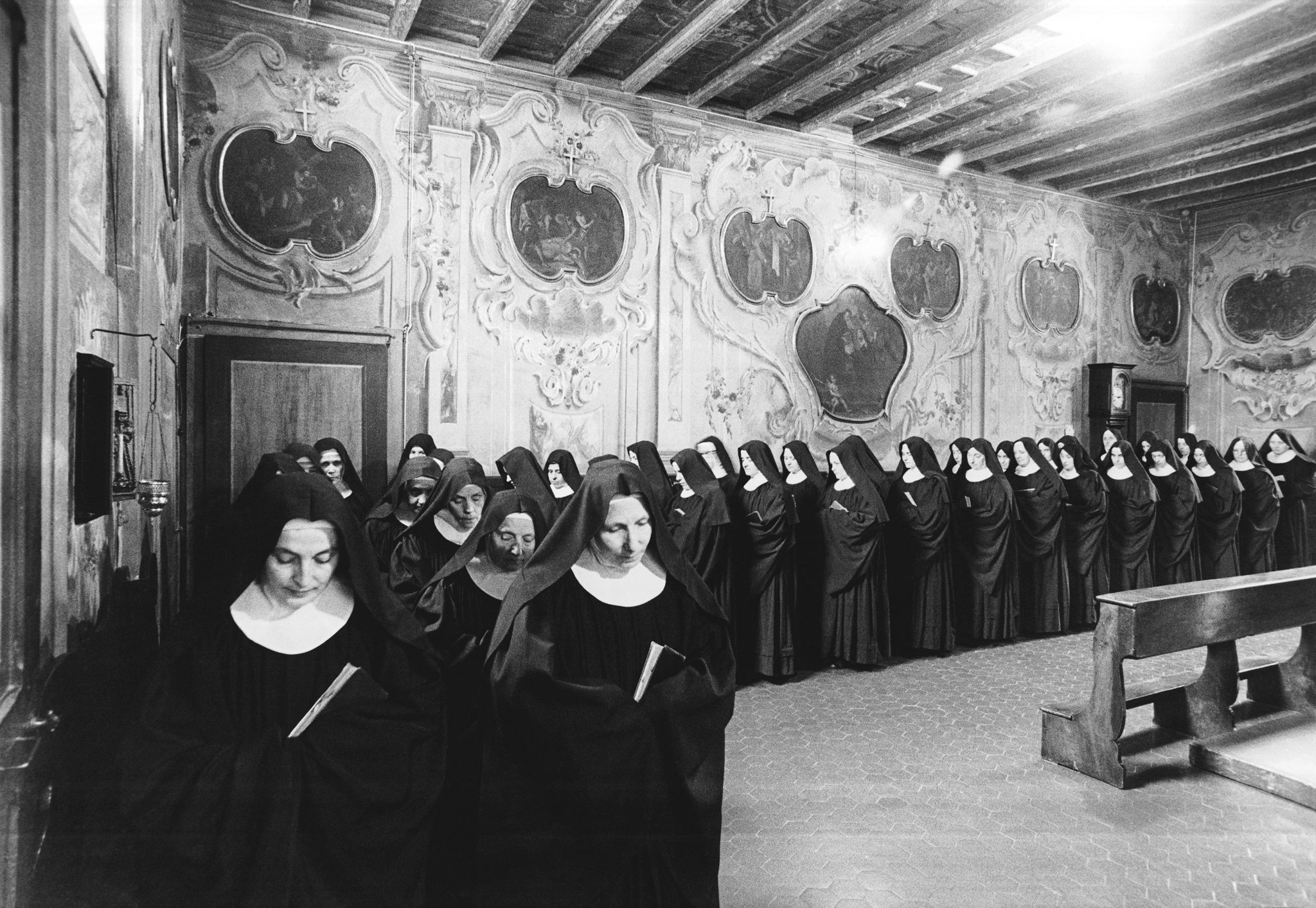 Pepi Merisio. Bergamo_Monastero di San Benedetto 1963