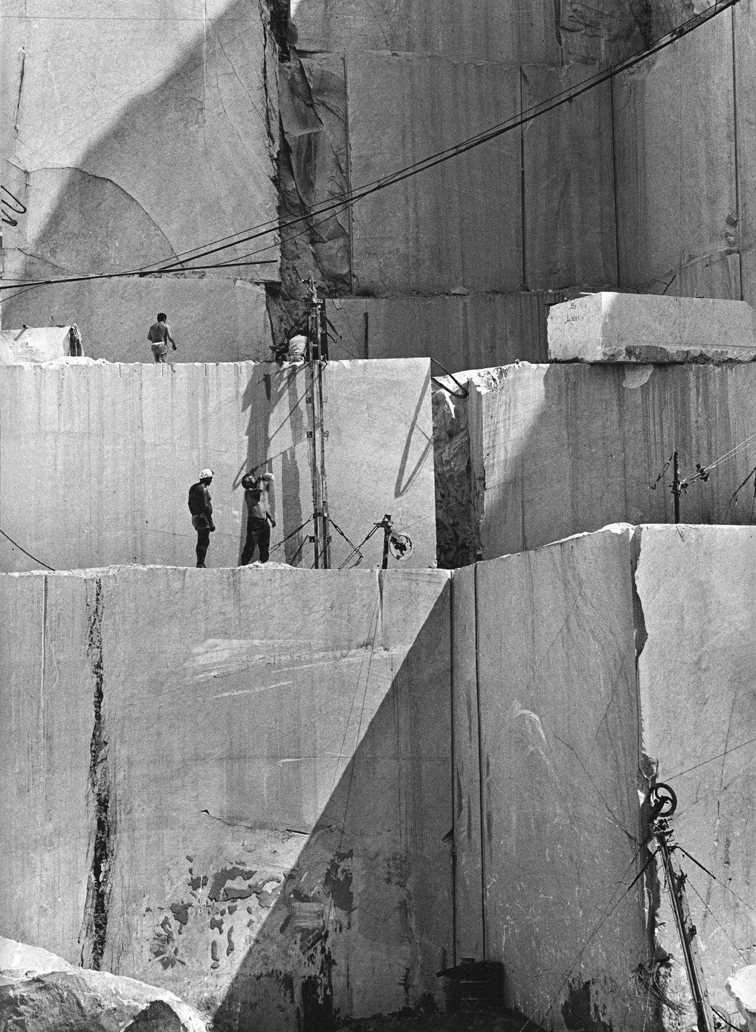 Pepi Merisio. Carrara_Il marmo di Colonnata 1975