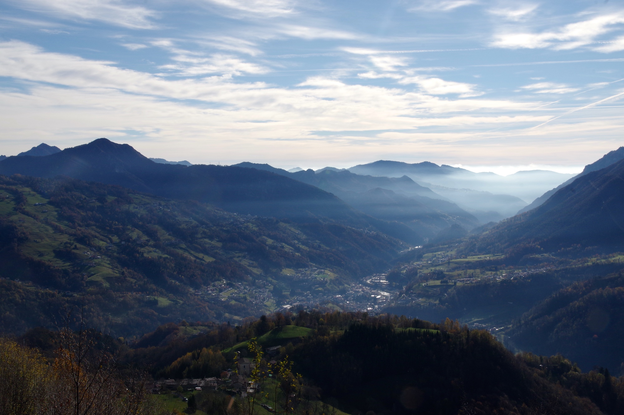 Panorama dal monte Cancervo