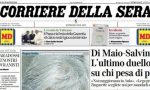 Le prime pagine dei giornali sabato 25 maggio 2019