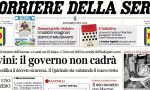 Le prime pagine dei giornali mercoledì 22 maggio 2019