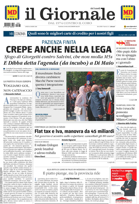 [NAZIONALE - 1] GIORN/INTERNI/PAG-PRIMA ... 24/06/19