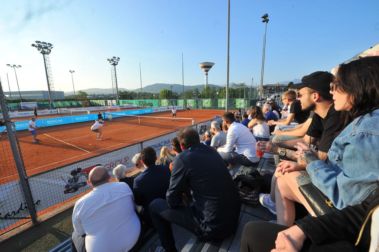 Tennis 2019, pienone sulle tribune con la simpatia di Valerio Staffelli