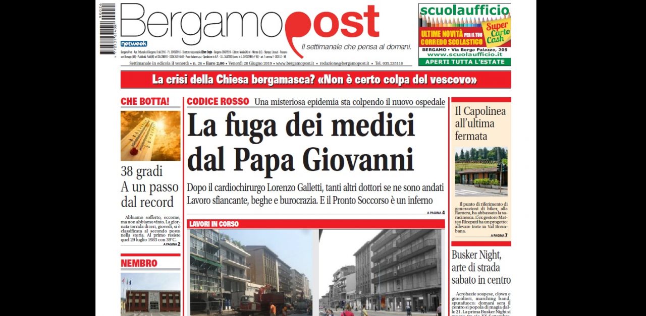 Cosa c’è nel nuovo BergamoPost che dal 28 giugno è in edicola