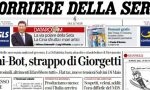 Le prime pagine dei giornali lunedì 24 giugno 2019