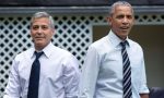 Barack e Michelle Obama ospiti di Clooney e Amal sul lago di Como