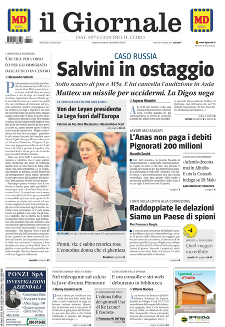 [NAZIONALE - 1] GIORN/INTERNI/PAG-PRIMA ... 17/07/19