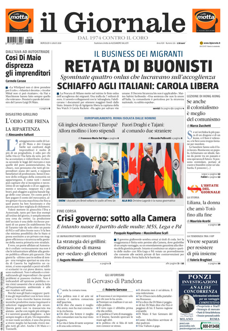 [NAZIONALE - 1] GIORN/INTERNI/PAG-PRIMA ... 03/07/19