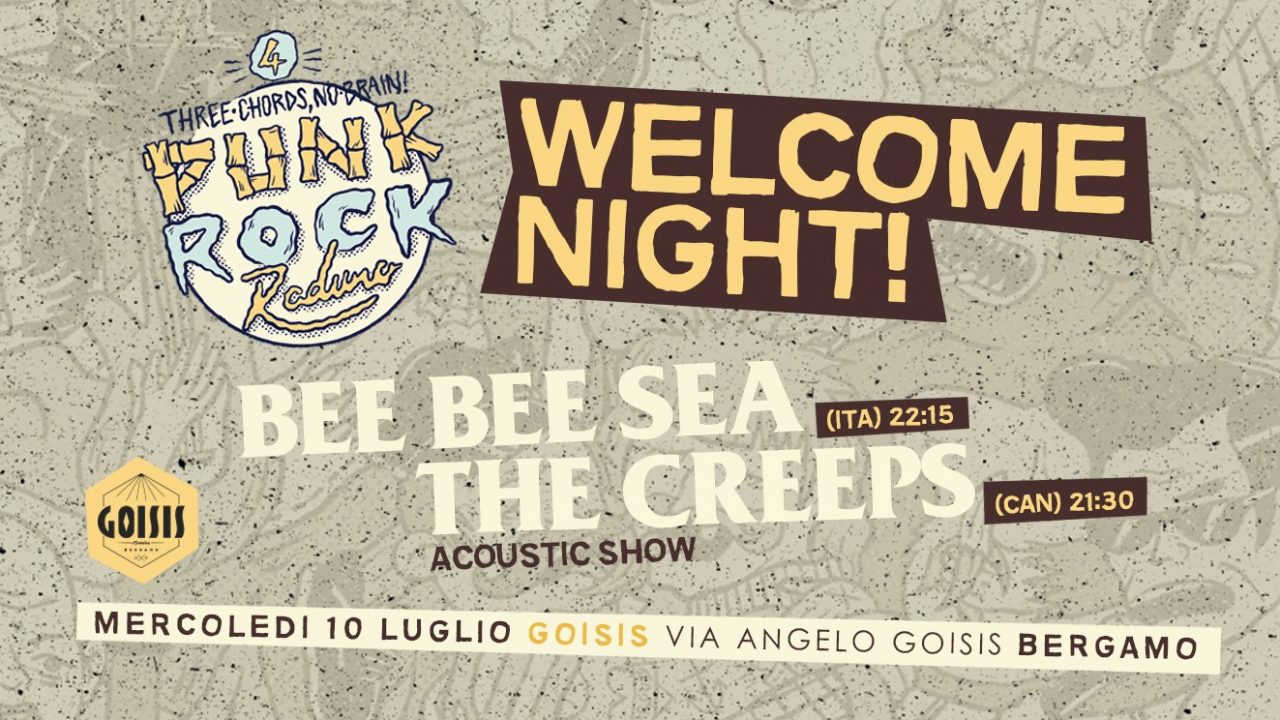 Punk Rock Raduno, s’inizia al Goisis Due band per una partenza top