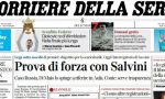 Le prime pagine dei giornali lunedì 15 luglio 2019