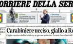 Le prime pagine dei giornali sabato 27 luglio 2019