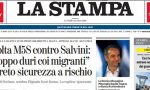 Le prime pagine dei giornali lunedì 8 luglio 2019