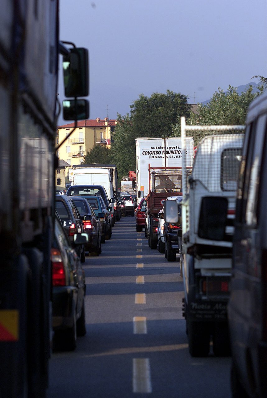 Bergamo in zona rossa, il traffico no: solo il 20% di mezzi in meno