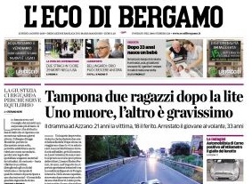 Le prime pagine dei giornali lunedì 5 agosto 2019