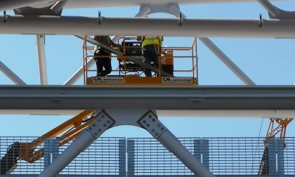 Quelli che il giorno di Ferragosto erano lassù a costruire lo stadio
