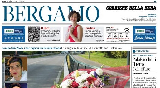 Le prime pagine dei giornali martedì 6 agosto 2019