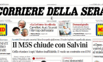 Le prime pagine dei giornali lunedì 19 agosto 2019