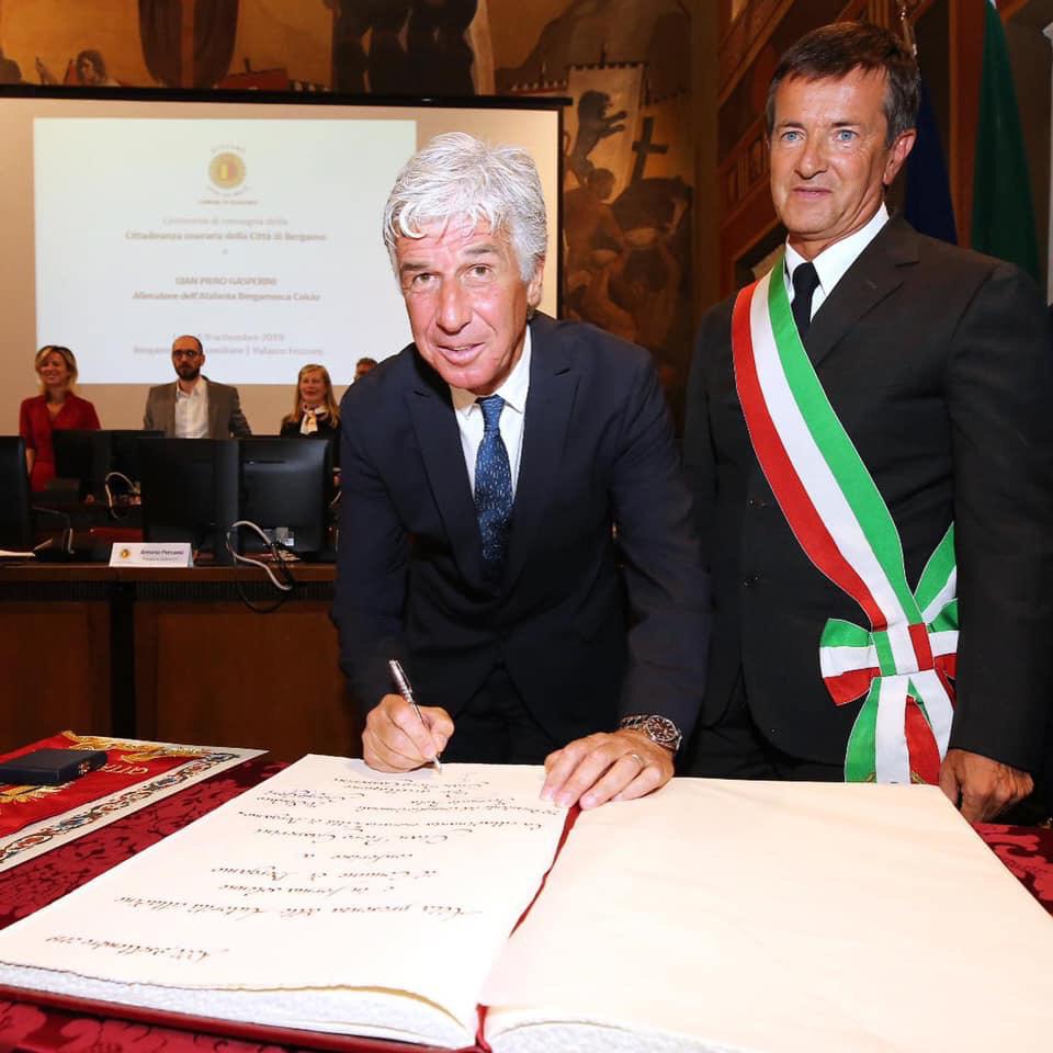 Il grazie commosso all’uomo che ha reso Bergamo felice