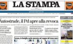 Le prime pagine dei giornali sabato 14 settembre 2019