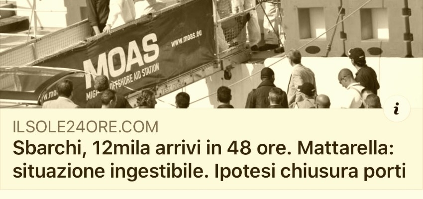 Cinque notizie che non lo erano come i 12 mila sbarchi in due giorni