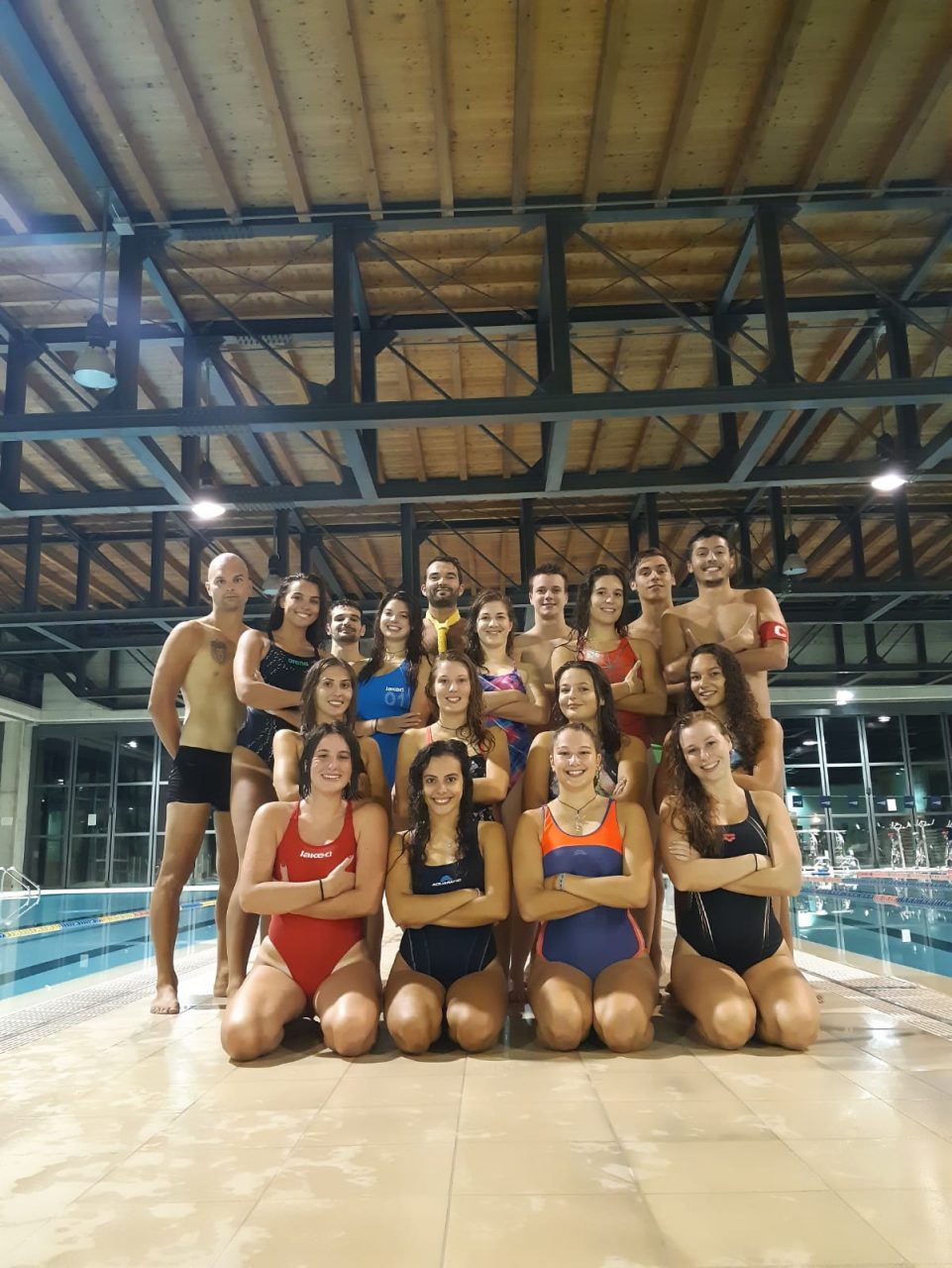 Ad Alzano si nuota e si ride Che squadra l’Herta… Vernello