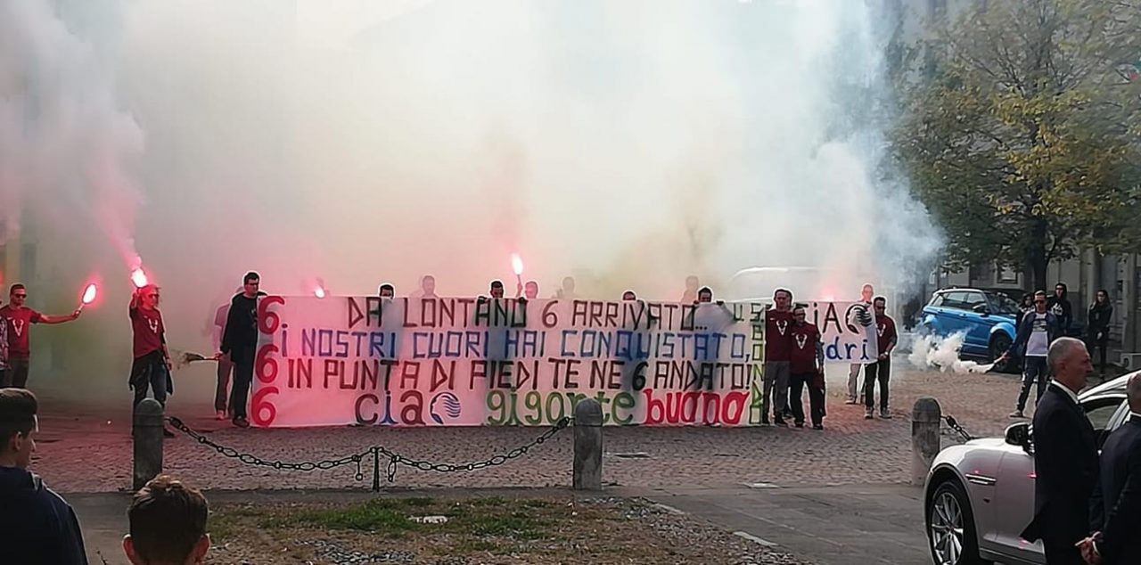 Il saluto commosso di tutta Albino a Rodri, gigante buono brasiliano