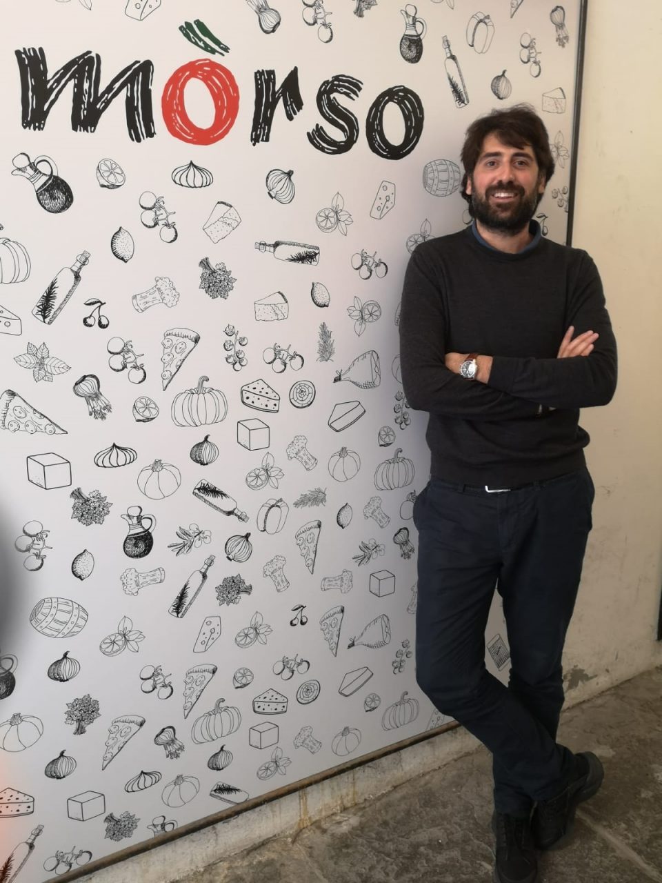 Jacopo e il suo… Morso al centro «Bergamo è viva, sta crescendo»