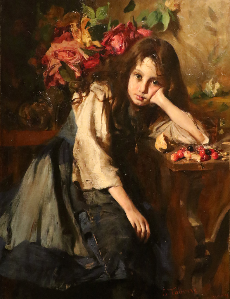 Cesare Tallone, Ritratto della figlia Irene, 1898