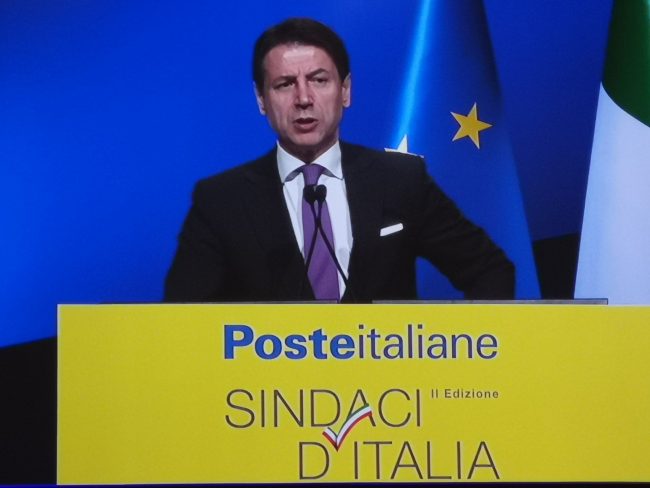 Il premier Conte a Sindaci d’Italia «Piccoli Comuni sono una ricchezza»