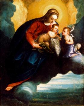 Madonna con Gesù e San Giovannino Palazzo Cardinale Testa Seminario