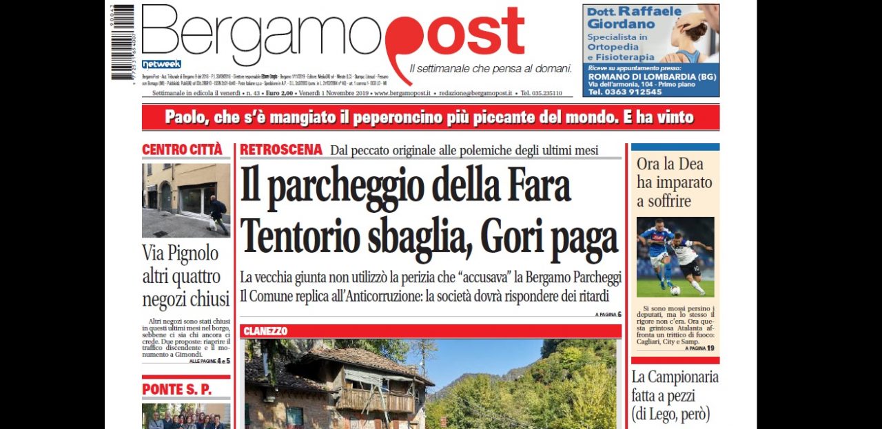 Cosa c’è nel nuovo BergamoPost che dall’1 novembre è in edicola