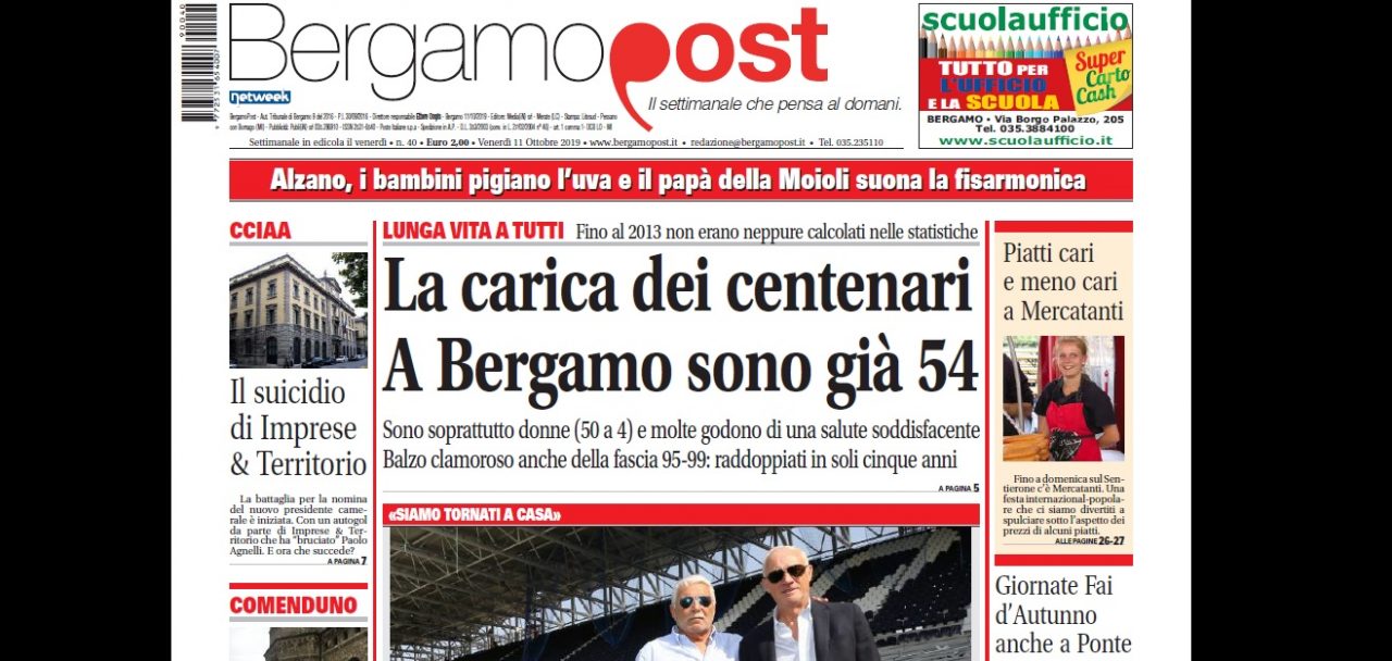 Cosa c’è nel nuovo BergamoPost che dall’11 ottobre è in edicola
