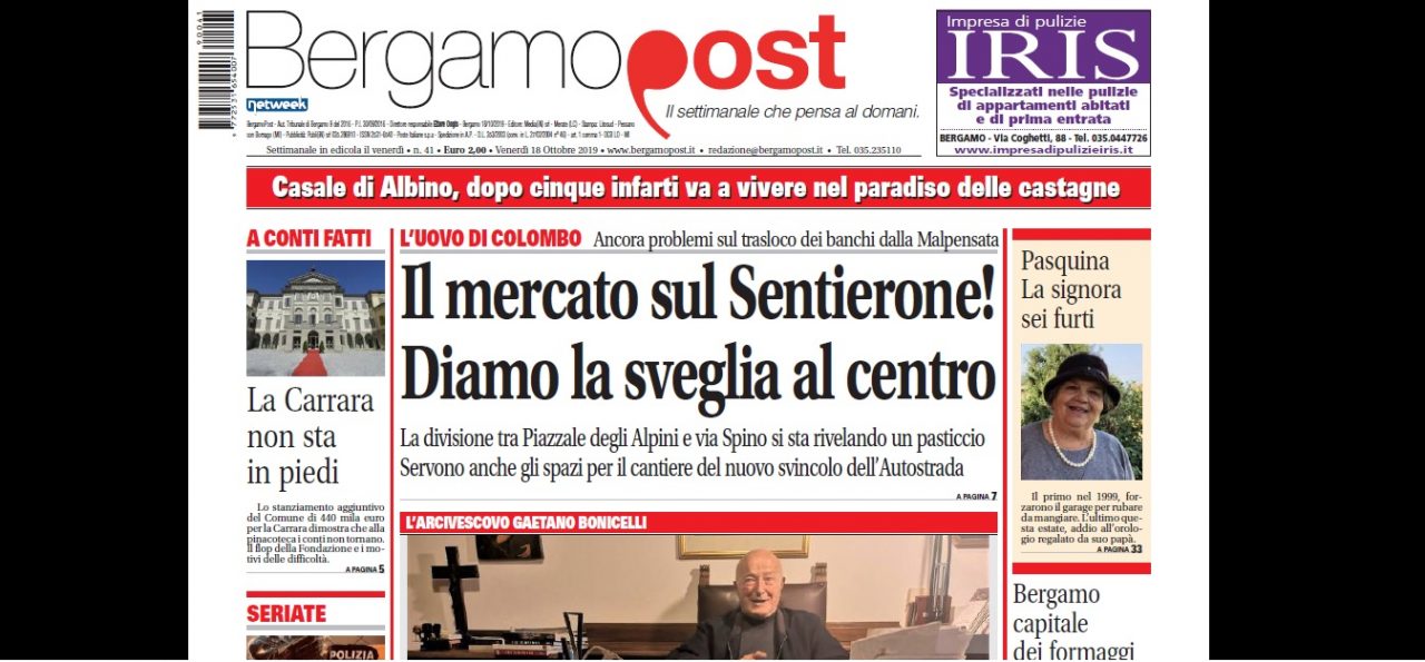 Cosa c’è nel nuovo BergamoPost che dal 18 ottobre è in edicola