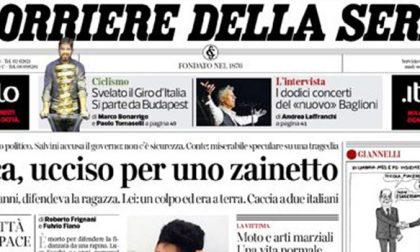 Le prime pagine dei giornali giovedì 25 ottobre 2019