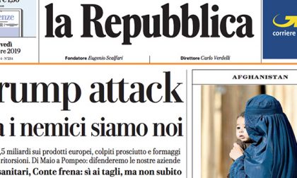 Le prime pagine dei giornali giovedì 3 ottobre 2019