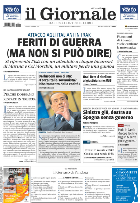 [NAZIONALE - 1] GIORN/INTERNI/PAG-PRIMA ... 11/11/19