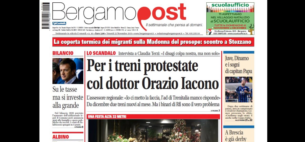 Cosa c’è nel nuovo BergamoPost che dal 22 novembre è in edicola