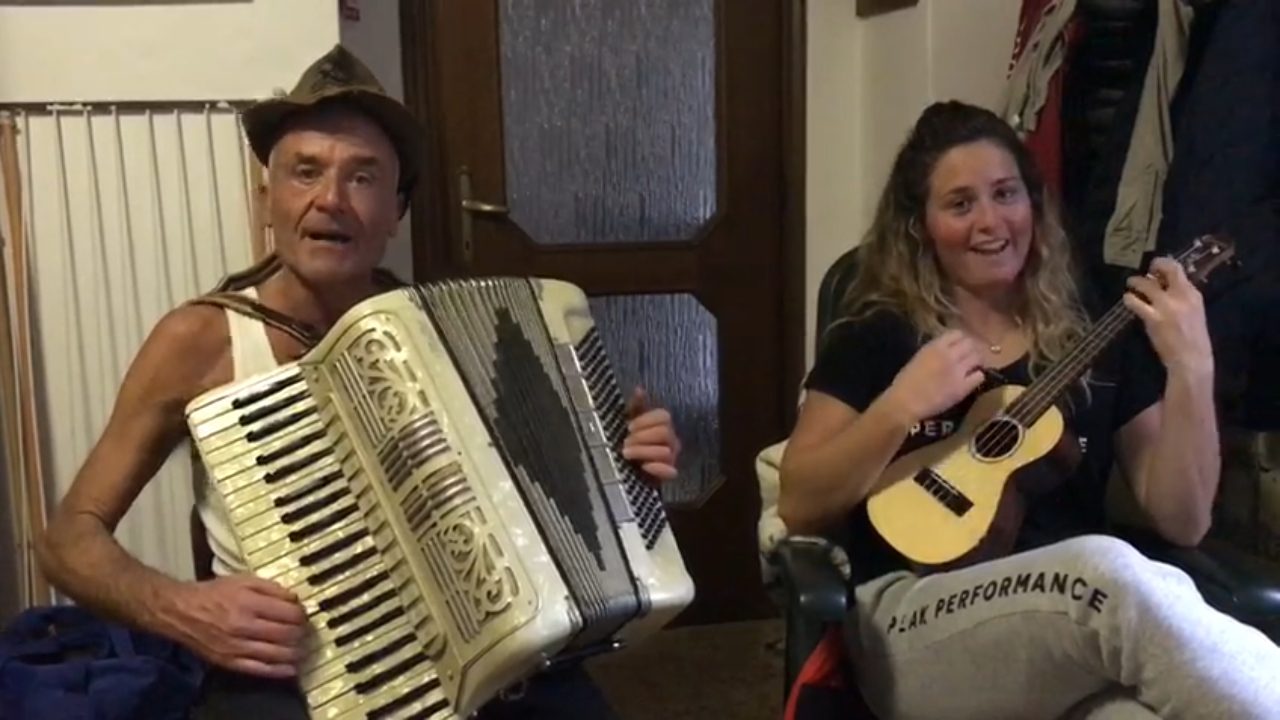Dalle piste e i monti a… Maslana Giancarlo e Michela Moioli cantano!