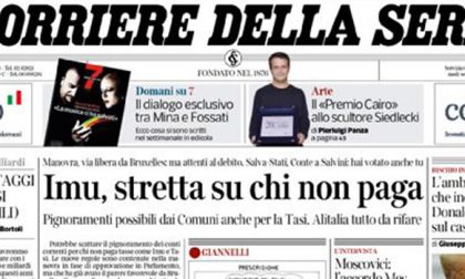 Le prime pagine dei giornali giovedì 21 novembre 2019